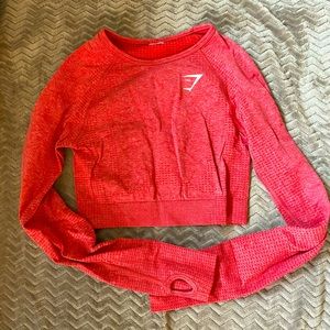 Gymshark long sleeve crop top